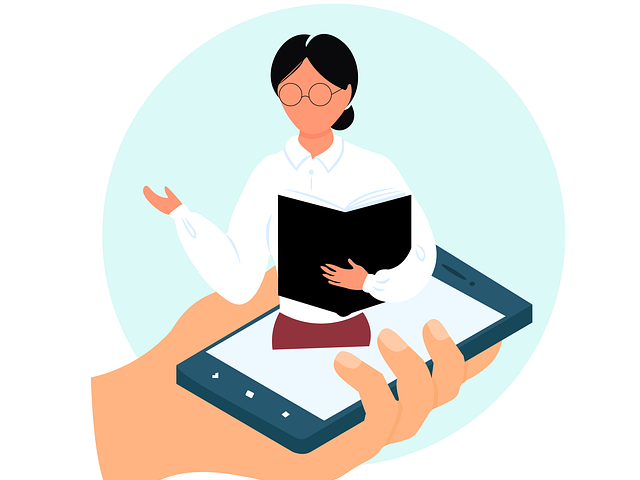 A business woman working using a laptop